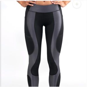 Acabada Women’s Astor Pants Leggings in Gunmetal S
